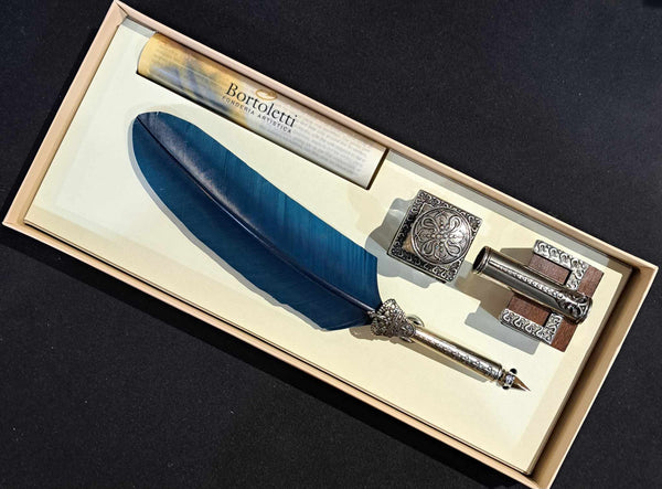 Bortoletti Classic Feather Pen Set 83 - Turquoise