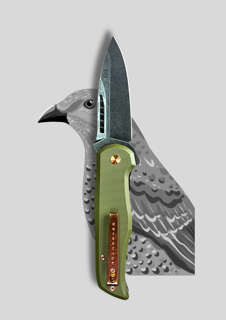 Koi Knives- EDC Pocket Knife - The Bowerbird - Female