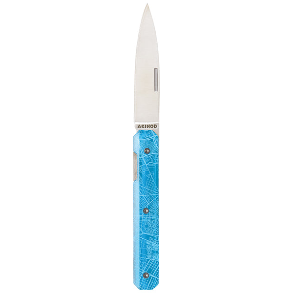 Akinod Folding Pairing Knife - Downtown Azure