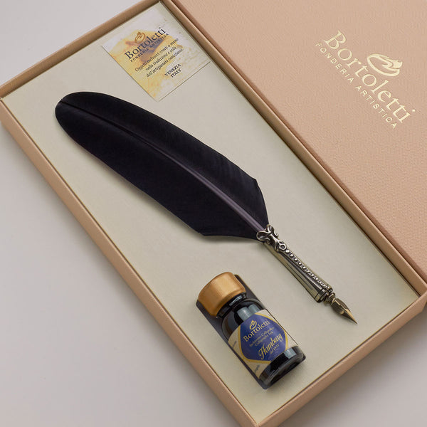 Bortoletti Classic Feather Pen Set 83 - Black