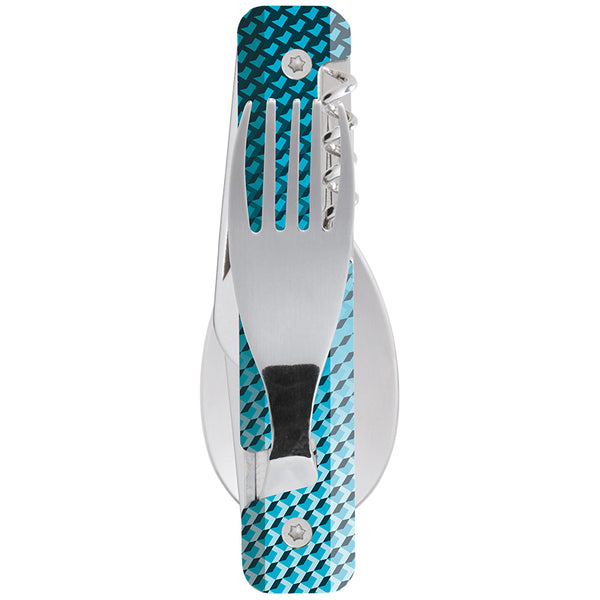 Akinod Reusable Multifunction Cutlery Set - Blue Mosaic