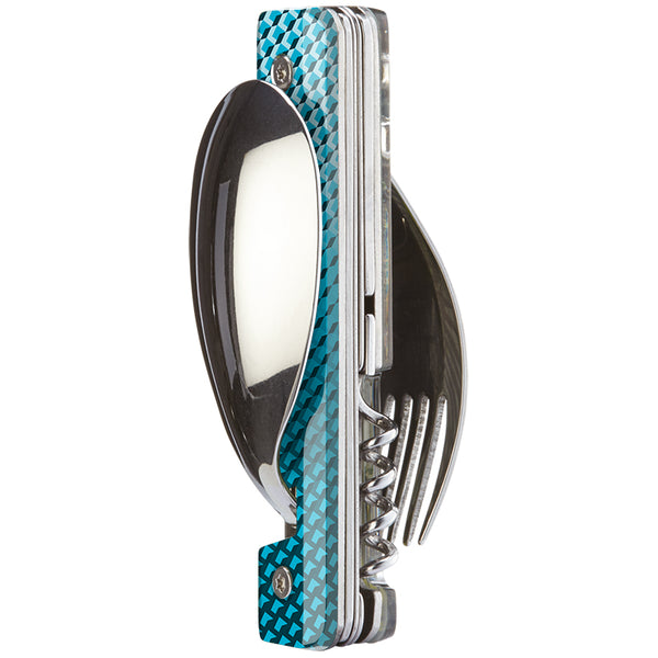 Akinod Reusable Multifunction Cutlery Set - Blue Mosaic