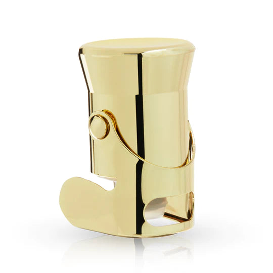 Viski Heavyweight Champagne Stopper - Gold