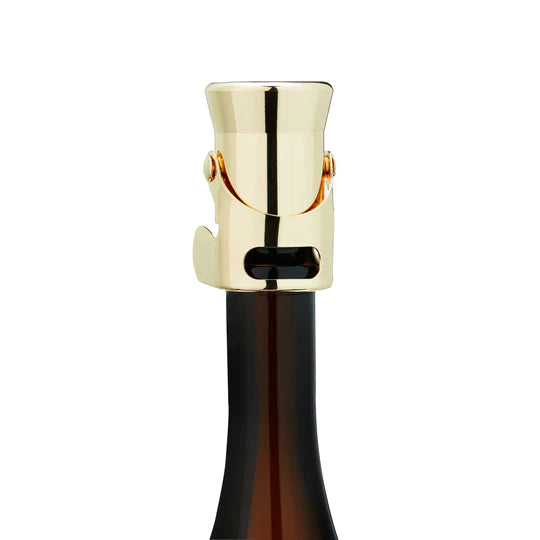 Viski Heavyweight Champagne Stopper - Gold
