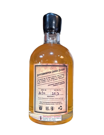 Gentleman's Eau De Vie Cough Elixir - Butterscotch