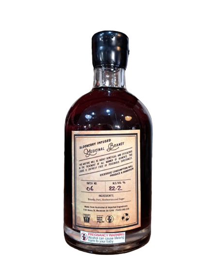 Gentleman's Eau De Vie Medicinal Brandy - Sloe Berry