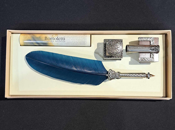 Bortoletti Classic Feather Pen Set 83 - Turquoise
