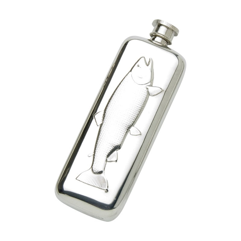 Pewter Boot Flask - Fish