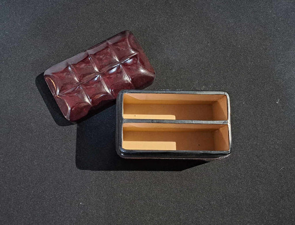 CAF Leather Playing Cards Box