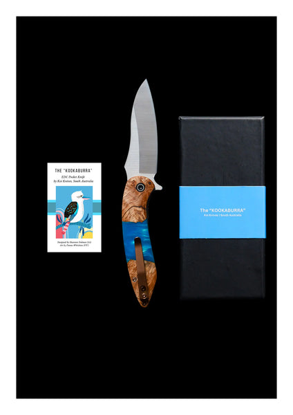 Koi Knives EDC Pocket Knife - Kyle the Kookaburra