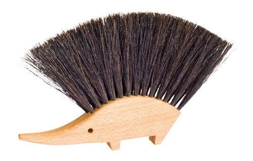 Natural Bristle Table Brush - Hedgehog
