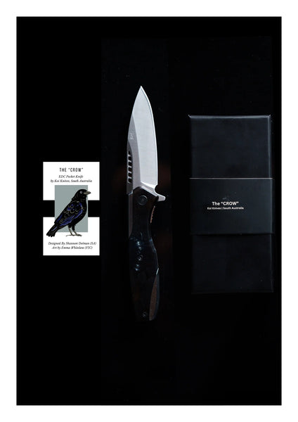 Koi Knives EDC Pocket Knife - Chris the Crow