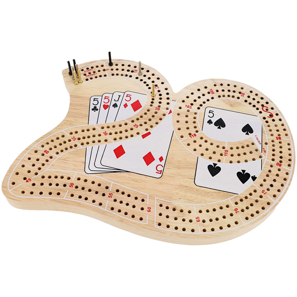 Wooden 29" Cribbage Board