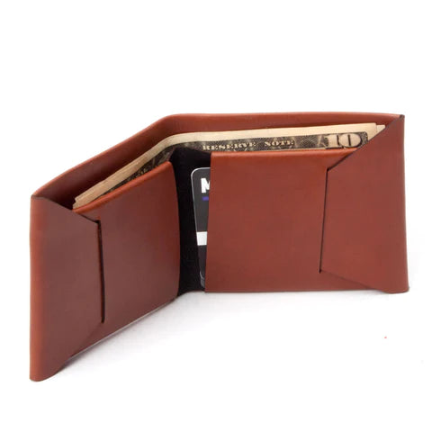 Stitchless Bifold Leather Wallet