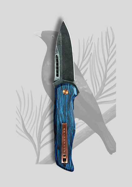 Koi Knives- EDC Pocket Knife - The Bowerbird - Male