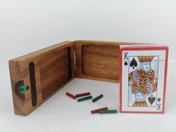 Wooden Cribbage Board Game - Medium