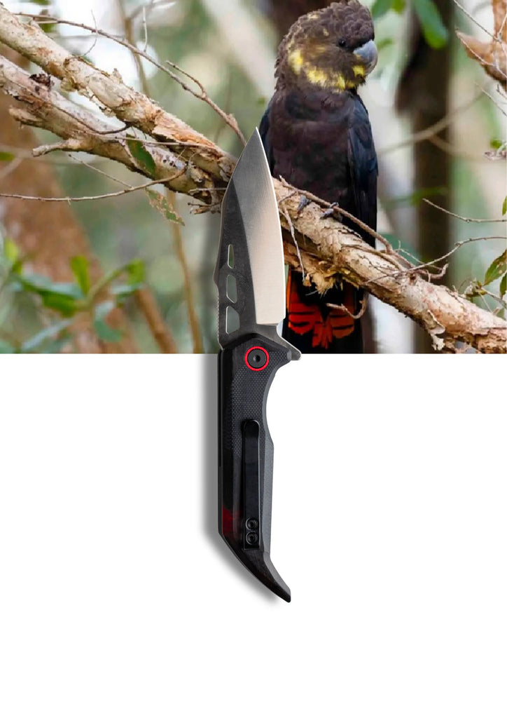 Koi Knives - EDC Pocket Knife - Georgia - The Black Cockatoo