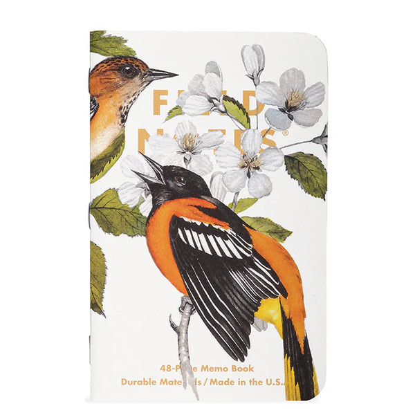 Field Notes 48 Page Memo Book - Pack of 3 'Birds of America B'