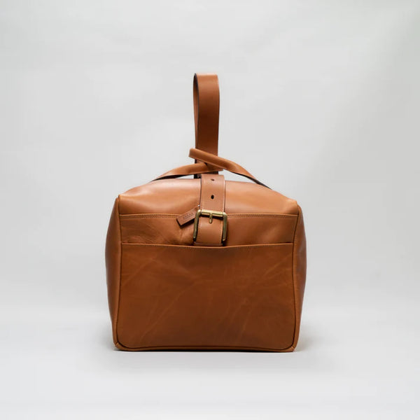 Leather ATKM large Duffle Bag - Brown