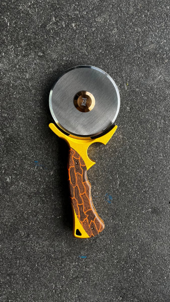 Koi Knives - Australian Pizza Cutter - Orange