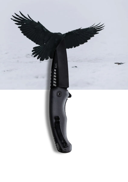 Koi Knives - EDC Pocket Knife - Ray - The Raven