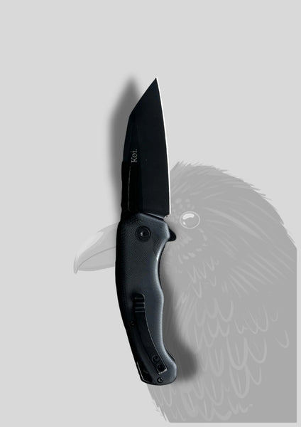 Koi Knives- EDC Pocket Knife - Ray - The Raven