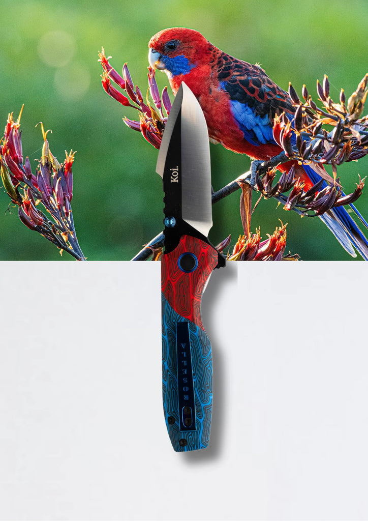 Koi Knives - Crimson Rosella - Ruby