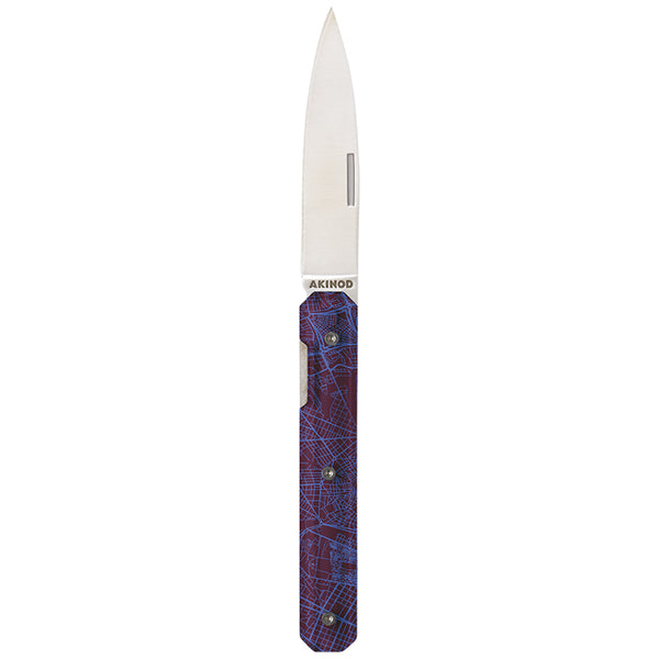 Akinod Folding Pairing Knife - Downtown Purple
