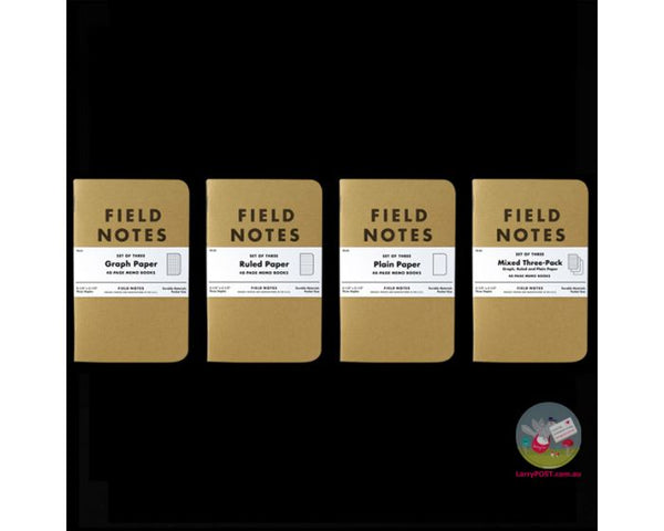 Field Notes 48 Page Memo Book - Mixed Three Pack