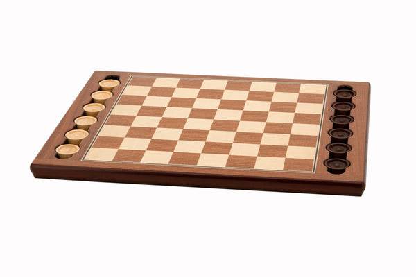 Dal Rossi Wooden Checkers Set