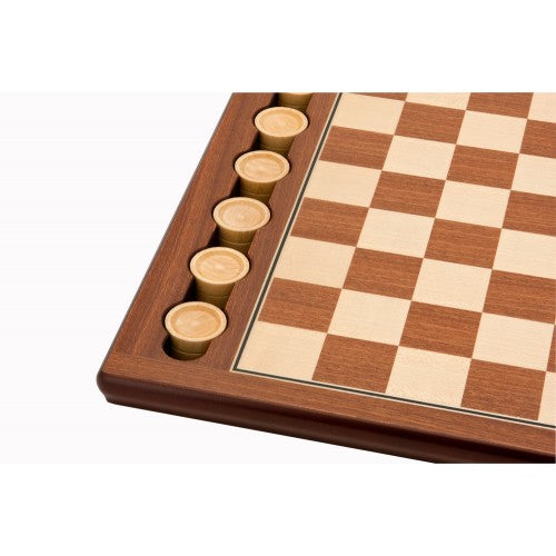 Dal Rossi Wooden Checkers Set