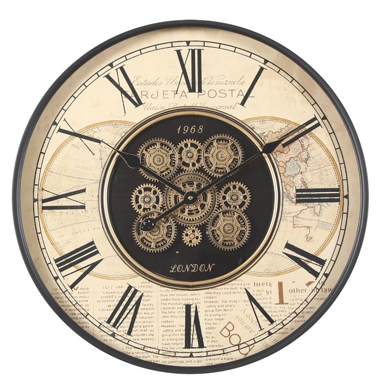 Clock - Round 1968 London MGWC - D60cm TQ-E188