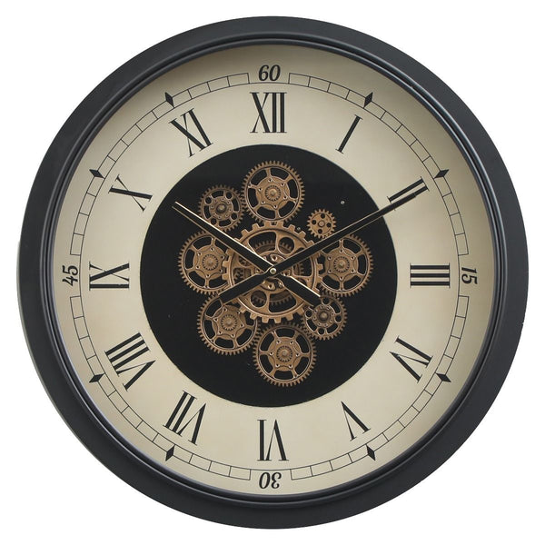 Clock - Round Mont Claire Moving Cogs Wall Clock TQ-E35