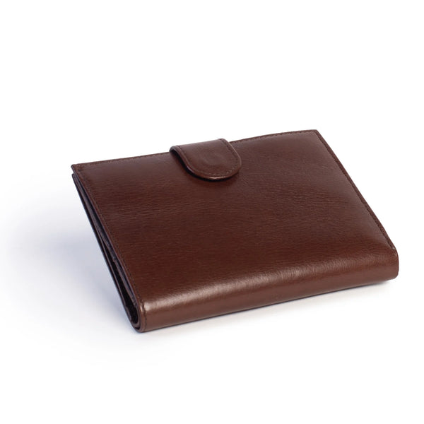 Henk Berg Leather Travel Wallet Anki - Brown