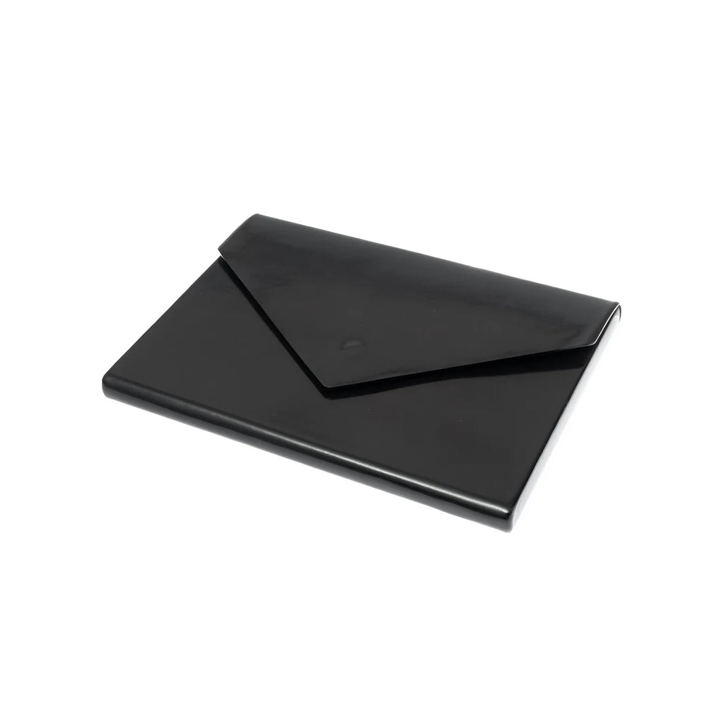 CAF Italian Leather Seamless Document Folder - Black