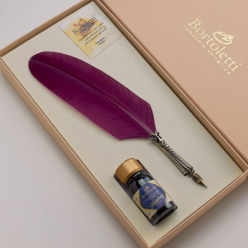Bortoletti Classic Feather Pen Set 83 - Bordeaux