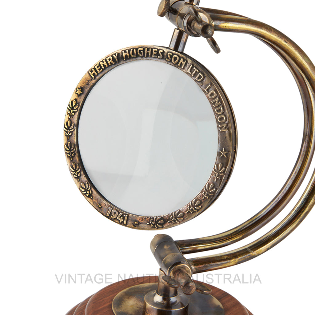 Henry Hughes Curved Arm Magnifying Glass