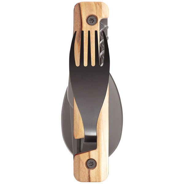 Akinod Reusable Multifunctional Cutlery Set - Olive Wood