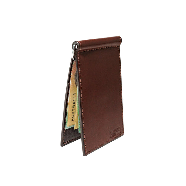 Harrisson Australia Leather Billfold Wallet - Brown
